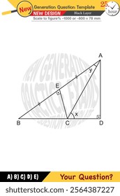 Geometry, geometric concepts, High school, middle school, exam question template, numerical lessons, verbal lessons, Next generation problems, for teachers, editable