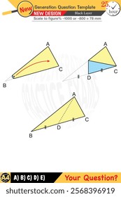 Geometry, geometric concepts, High school, middle school, exam question template, numerical lessons, verbal lessons, Next generation problems, for teachers, editable