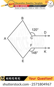 Geometry, geometric concepts, High school, middle school, exam question template, numerical lessons, verbal lessons, Next generation problems, for teachers, editable