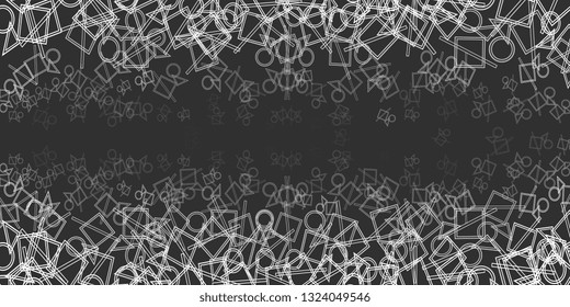 Geometry. Geometric figures. Abstract background from a multi-colored geometric shapes. Basis for flyers and business cards. Vector graphics
