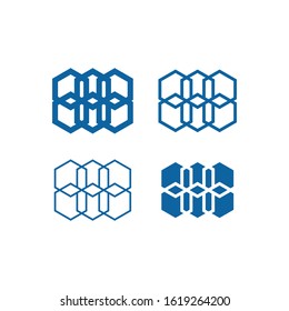 Geometry Geometric Shape Connection Icon Set for Logo Finance Technology Fashion Health Healthcare Product all Business Company