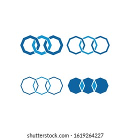 Geometry Geometric Shape Connection Icon Set for Logo Finance Technology Fashion Health Healthcare Product all Business Company