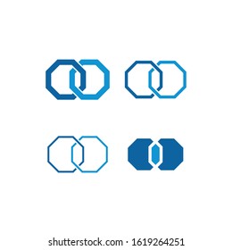 Geometry Geometric Shape Connection Icon Set for Logo Finance Technology Fashion Health Healthcare Product all Business Company