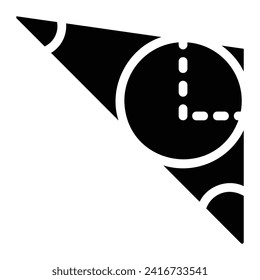 geometry Glyph Icon Background White