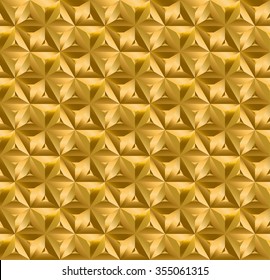 geometry gold vector seamless pattern 
