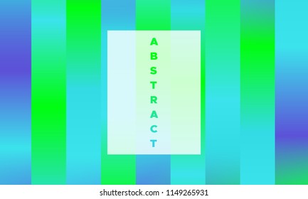 Geometry with Gradient in Blue, Green and Violet Colors. Simple Abstract Background with Glow Effect. EPS10 Vector. Illustration with Lines. Abstract Geometry for Covers, Banners, Posters, Business.