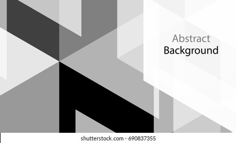 Geometry Gray color and white color and black color background abstract art vector 
