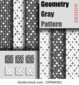 Geometry Gray Pattern