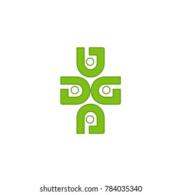 Geometry Group logo.modern template design.vector icon illustration - Vector