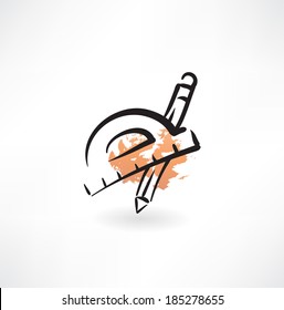 geometry grunge icon