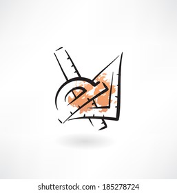 geometry grunge icon