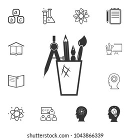 geometry grunge icon. Detailed set of education element icons. Premium quality graphic design. One of the collection icons for websites, web design, mobile app on white background