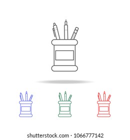 geometry grunge icon. Elements of education multi colored icons. Premium quality graphic design icon. Simple icon for websites, web design, mobile app, info graphics