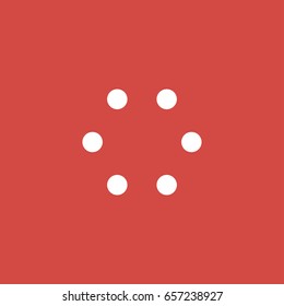 geometry icon. sign design. red background