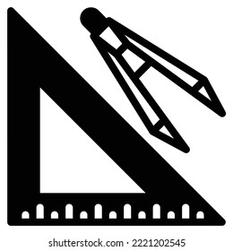 geometry icon vector illustration . education . technology