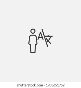 geometry icon vector illustrator sign