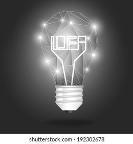geometry idea light bulb vector