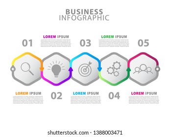 geometry info graphic background template