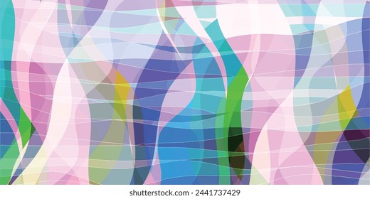 Geometry Japanese Pattern Pastel Background