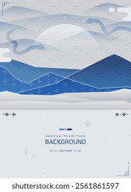 Geometry Korean Traditional Background Illustration