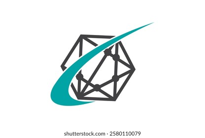 Geometry logo abstract with creative business logo template
