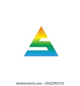 the geometry of the logo concept for business or the web