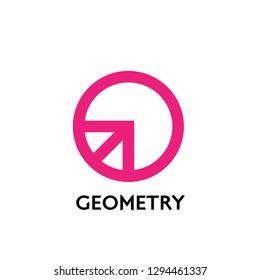 geometry logo, icon for company.