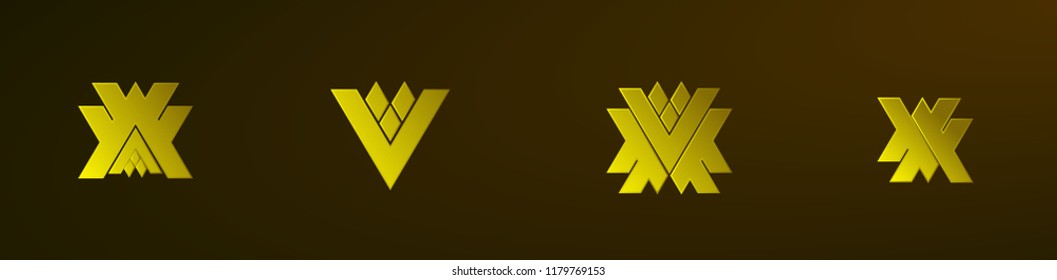 geometry logo icon concept.