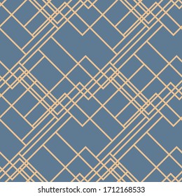 Geometrie Luxuriöses Nahtloses Muster mit Ornament-Stil. Vintage-Konzept geeignet für Tapete, Karte, Einladung, Druckkunst, Hintergrund Vektorillustration