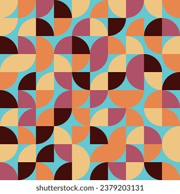 Geometry minimal artwork poster. Abstract vector pattern design in Scandinavian style for package web banner wallpaper presentation.