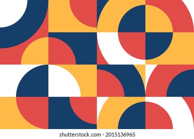 Afiche de arte minimalista geométrico. Diseño para banner web, fondo de pantalla, presentación de negocios, impresión de tela. Arte moderno Estilo de diseño escandinavo