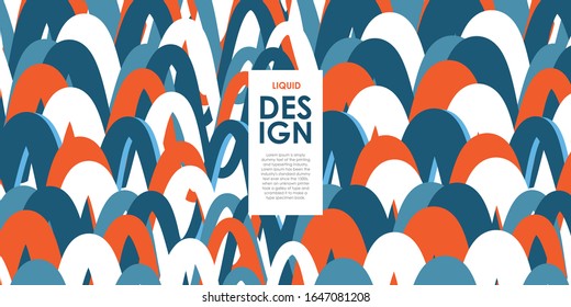 Geometry minimalist artwork poster with simple shape and figure. Abstract vector pattern design in Scandinavian style for web banner, business presentation, branding package, fabric print, wallpaper
