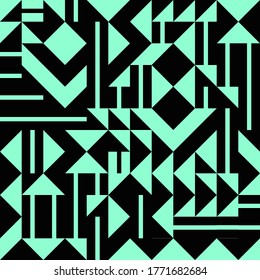 Geometry minimalist artwork poster with simple shape and figure. Abstract vector design for web banner, business presentation, company package, print fabric, wallpaper.