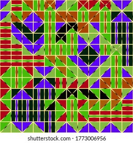 Afiche de arte minimalista geométrico con forma y figura sencillas. Resumen de diseño vectorial para banner web, presentación de negocios, paquete de la empresa, tejido impreso, papel tapiz.
