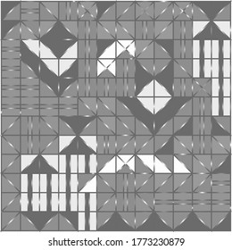 Geometry minimalist artwork poster with simple shape and figure. Abstract vector design for web banner, business presentation, company package, print fabric, wallpaper.