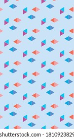 Geometry minimalist artwork poster with simple shape and figure. Abstract vector design for web banner, business presentation, brand package, fabric, print, wallpaper.