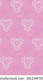 Geometry minimalist artwork poster with simple shape and figure. Abstract vector design for web banner, business presentation, brand package, fabric, print, wallpaper.