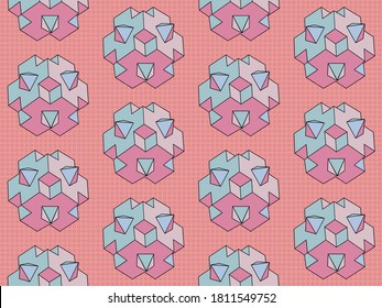 Geometry minimalist artwork poster with simple shape and figure. Abstract vector design for web banner, business presentation, brand package, fabric, print, wallpaper.