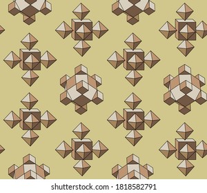 Geometry minimalist artwork poster with simple shape and figure. Abstract vector design for web banner, business presentation, brand package, fabric, print, wallpaper.