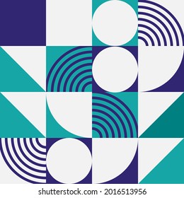 Geometry minimalist artwork poster with simple shape. Abstract vector pattern design in Scandinavian style . Suitable for for web banner, business presentation, branding package, fabric print,etc