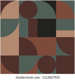 Geometry minimalist artwork poster with simple shape.