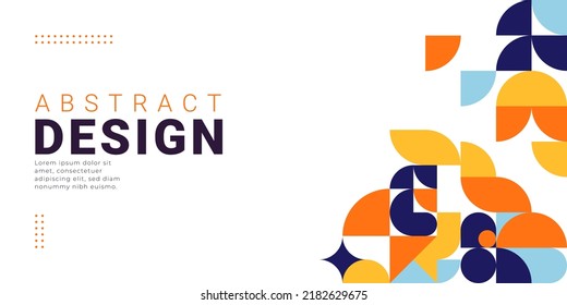 Geometry minimalist artwork poster with simple shape and figure. Abstract vector pattern design in Scandinavian style for web banner, business presentation, branding package, fabric print, wallpaper	