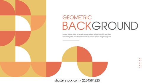 Geometry minimalist artwork poster with simple shape and figure. Abstract vector pattern design in Scandinavian style for web banner, business presentation, branding package, fabric print, wallpaper	