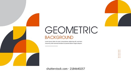 Geometry minimalist artwork poster with simple shape and figure. Abstract vector pattern design in Scandinavian style for web banner, business presentation, branding package, fabric print, wallpaper	