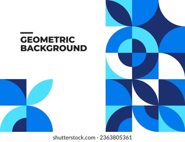 Geometry minimalist artwork poster with simple shape