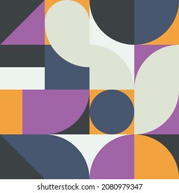  Geometry minimalistic art poster with simple shape and figure. Abstract vector design template in scandinavian style for web banner, business presentation, corporate identity, fabric print, wallpaper