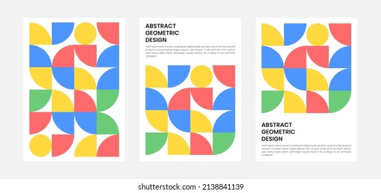 Geometry minimalistic artwork cover with shape and figure. Abstract pattern design style for cover, web banner, landing page, business presentation, branding, packaging, wallpaper