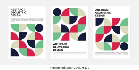 Geometry minimalistic artwork cover with shape and figure. Abstract pattern design style for cover, web banner, landing page, business presentation, branding, packaging, wallpaper