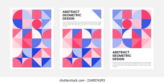 Geometry minimalistic artwork cover with shape and figure. Abstract pattern design style for cover, web banner, landing page, business presentation, branding, packaging, wallpaper