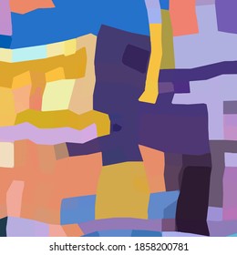Geometry minimalistic artwork poster. Abstract vector pattern for web banner, business presentation, branding package, fabric print, wallpaper.